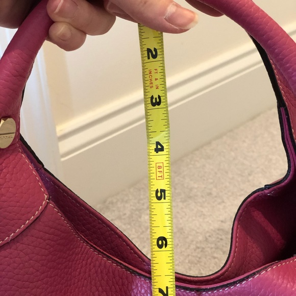 Bruno Magli Pink Fuchsia Leather Bag - Picture 11 of 12